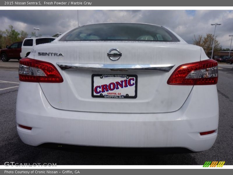 Fresh Powder / Marble Gray 2015 Nissan Sentra S