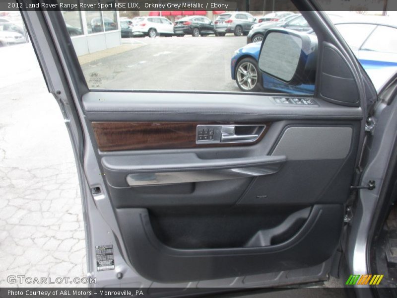 Orkney Grey Metallic / Ebony 2012 Land Rover Range Rover Sport HSE LUX