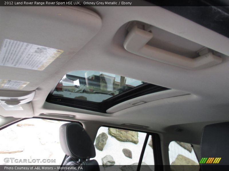 Orkney Grey Metallic / Ebony 2012 Land Rover Range Rover Sport HSE LUX