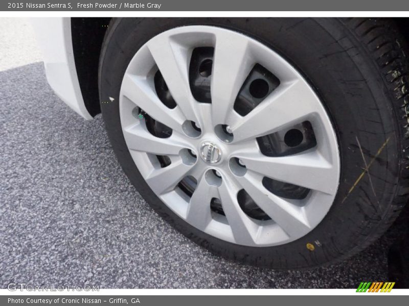Fresh Powder / Marble Gray 2015 Nissan Sentra S