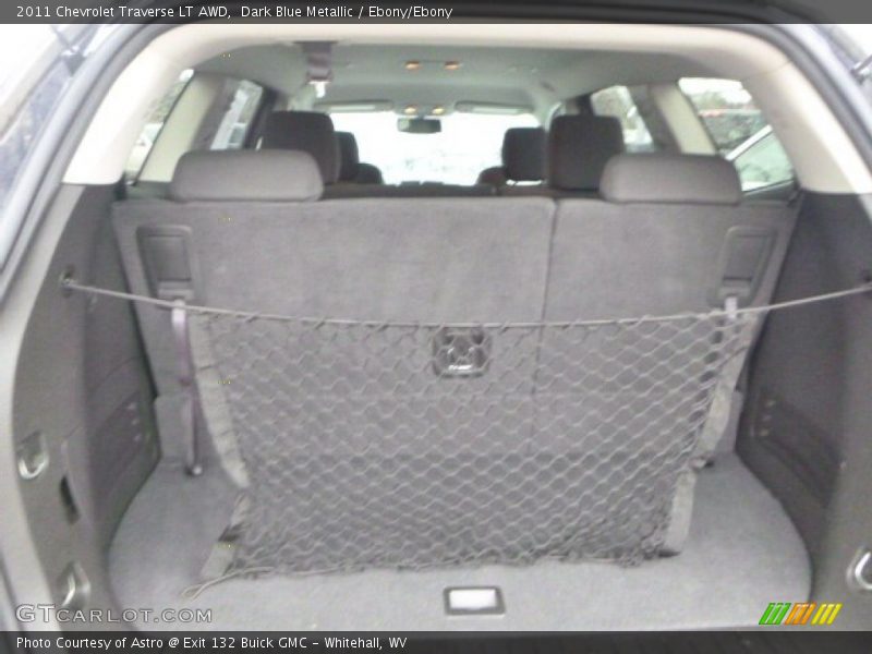 Dark Blue Metallic / Ebony/Ebony 2011 Chevrolet Traverse LT AWD