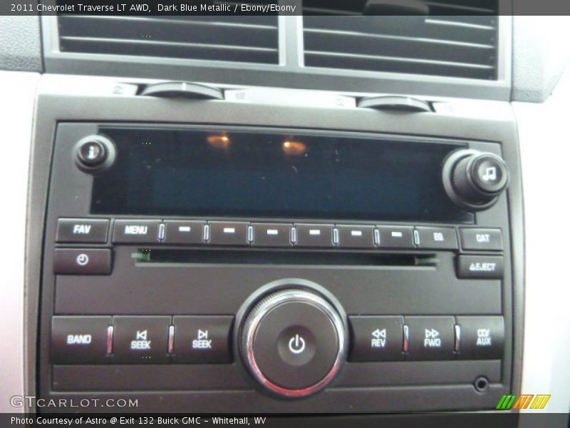 Dark Blue Metallic / Ebony/Ebony 2011 Chevrolet Traverse LT AWD