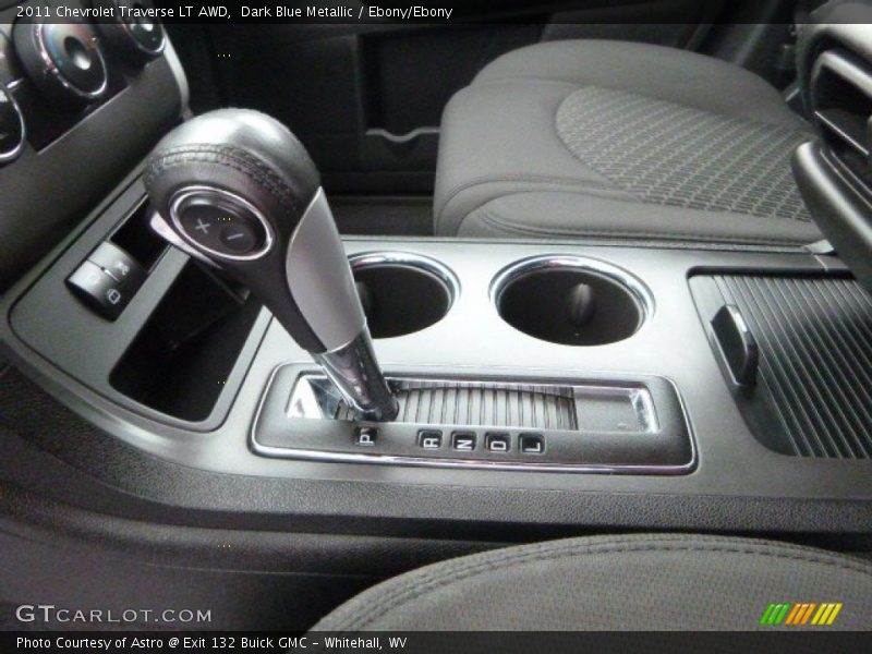 Dark Blue Metallic / Ebony/Ebony 2011 Chevrolet Traverse LT AWD