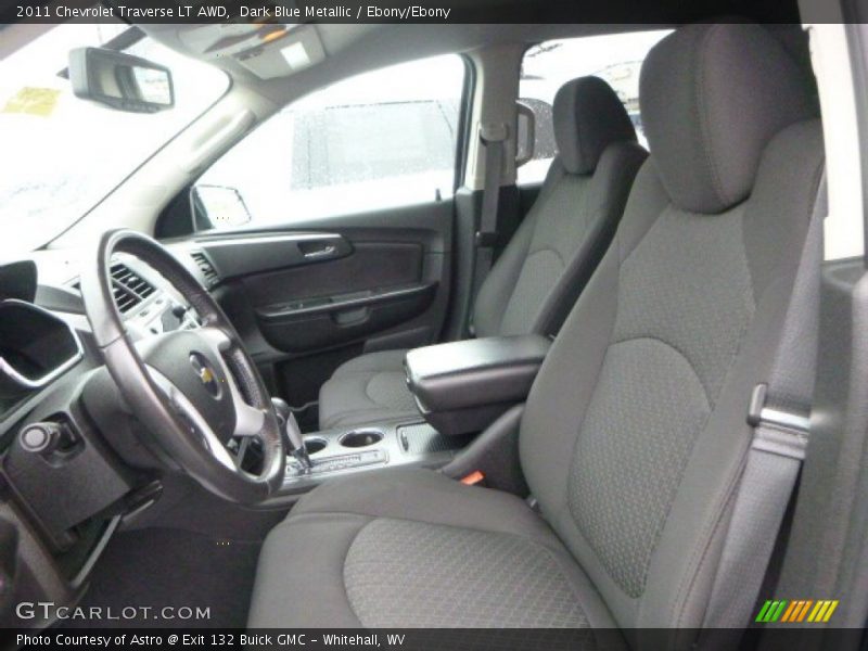 Dark Blue Metallic / Ebony/Ebony 2011 Chevrolet Traverse LT AWD