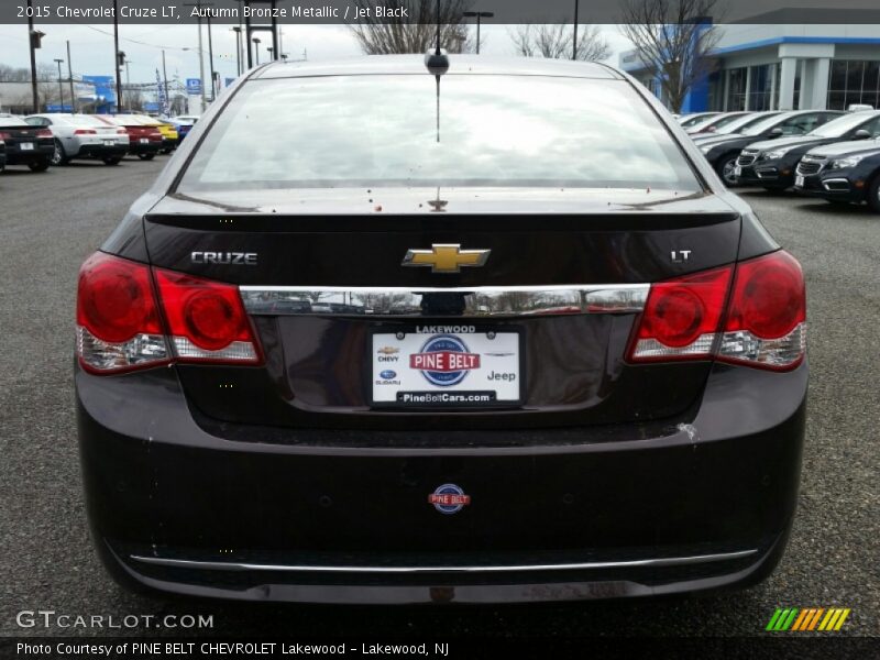 Autumn Bronze Metallic / Jet Black 2015 Chevrolet Cruze LT