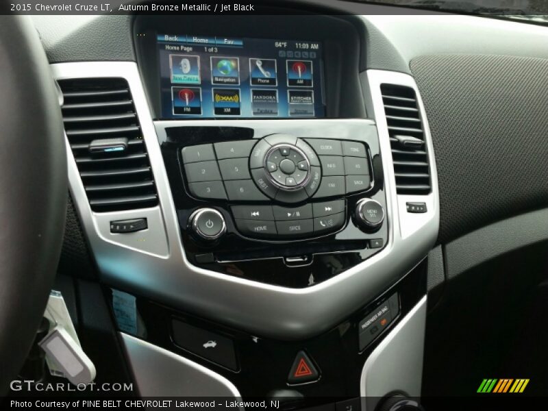 Autumn Bronze Metallic / Jet Black 2015 Chevrolet Cruze LT