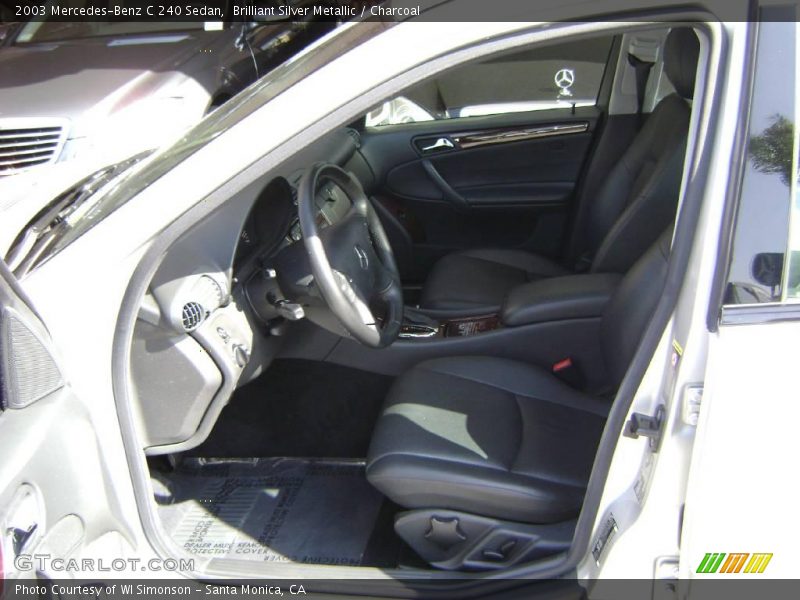 Brilliant Silver Metallic / Charcoal 2003 Mercedes-Benz C 240 Sedan