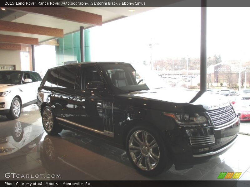Santorini Black / Ebony/Cirrus 2015 Land Rover Range Rover Autobiography