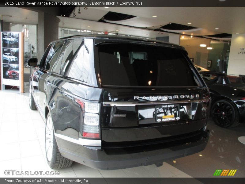 Santorini Black / Ebony/Cirrus 2015 Land Rover Range Rover Autobiography
