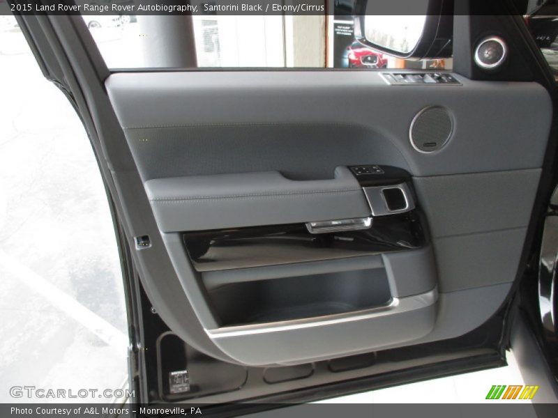 Santorini Black / Ebony/Cirrus 2015 Land Rover Range Rover Autobiography