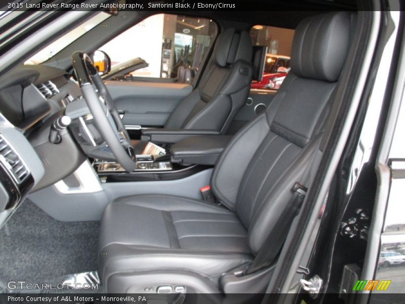 Santorini Black / Ebony/Cirrus 2015 Land Rover Range Rover Autobiography