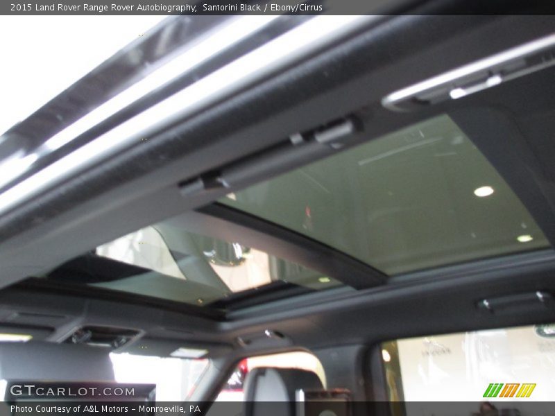 Santorini Black / Ebony/Cirrus 2015 Land Rover Range Rover Autobiography