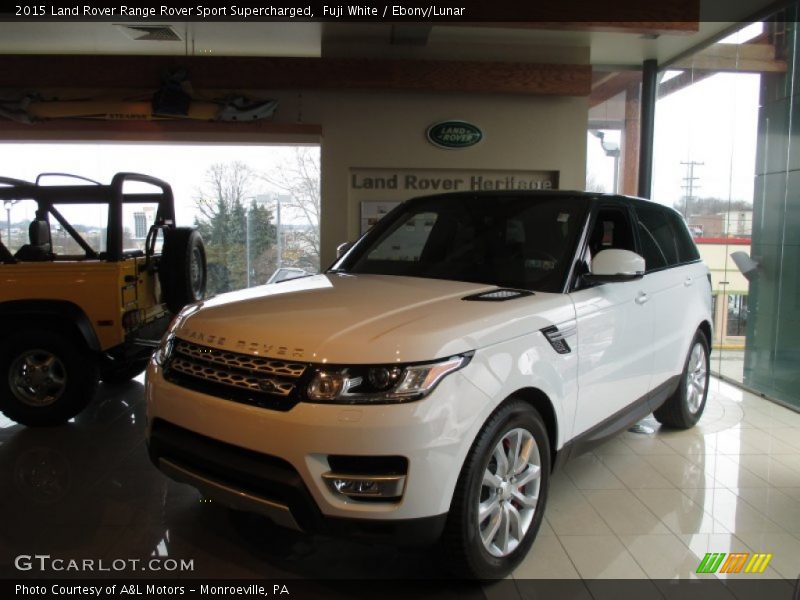 Fuji White / Ebony/Lunar 2015 Land Rover Range Rover Sport Supercharged