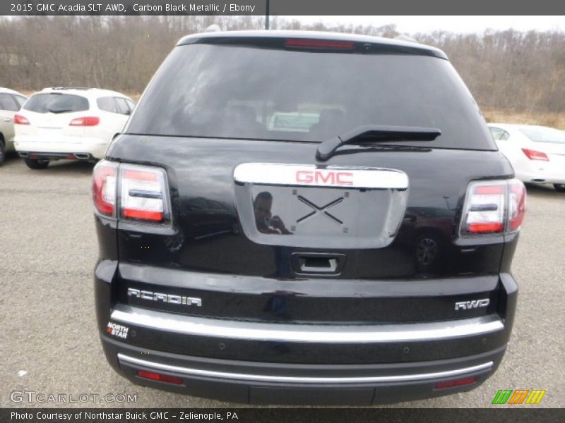Carbon Black Metallic / Ebony 2015 GMC Acadia SLT AWD