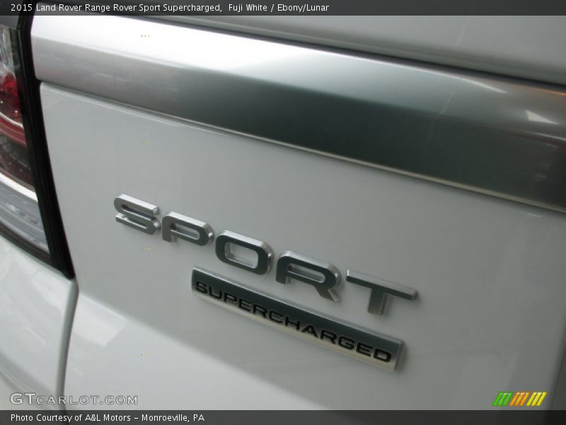 Fuji White / Ebony/Lunar 2015 Land Rover Range Rover Sport Supercharged
