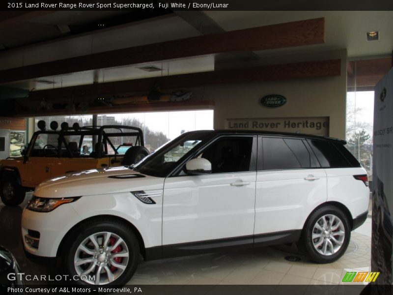 Fuji White / Ebony/Lunar 2015 Land Rover Range Rover Sport Supercharged