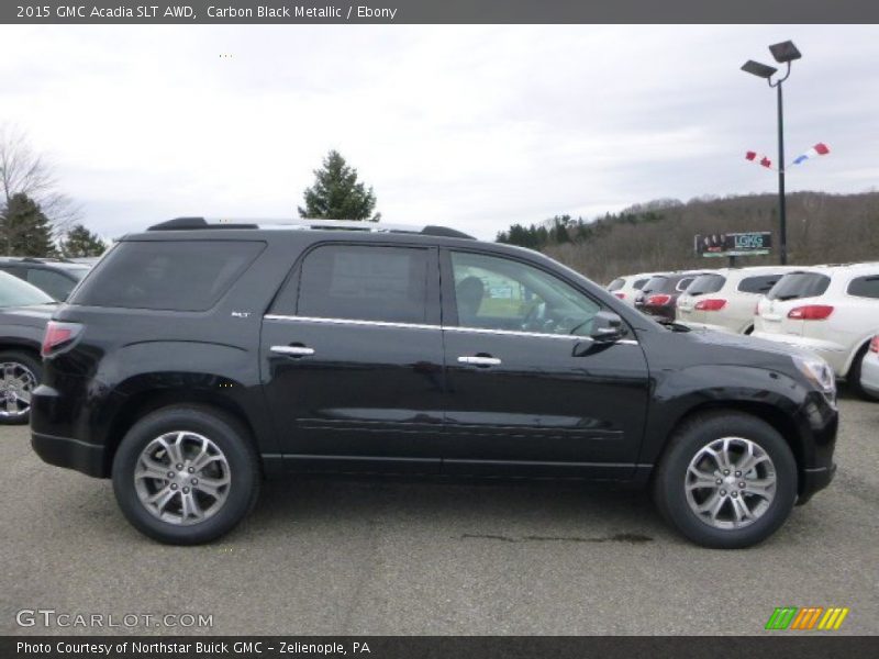 Carbon Black Metallic / Ebony 2015 GMC Acadia SLT AWD