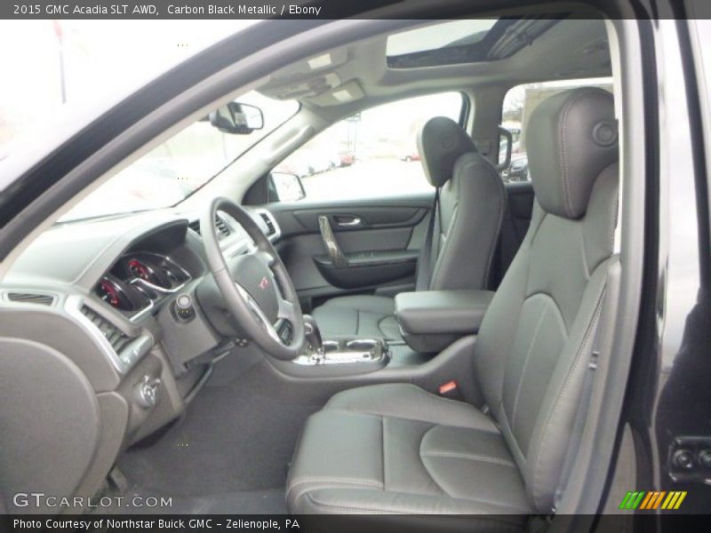 Carbon Black Metallic / Ebony 2015 GMC Acadia SLT AWD