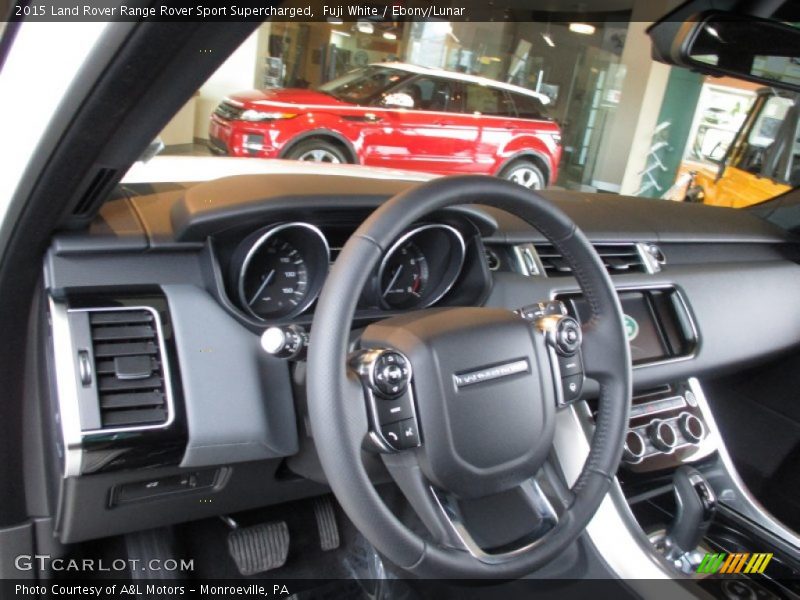 Fuji White / Ebony/Lunar 2015 Land Rover Range Rover Sport Supercharged