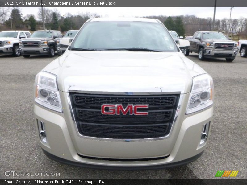 Champagne Silver Metallic / Jet Black 2015 GMC Terrain SLE