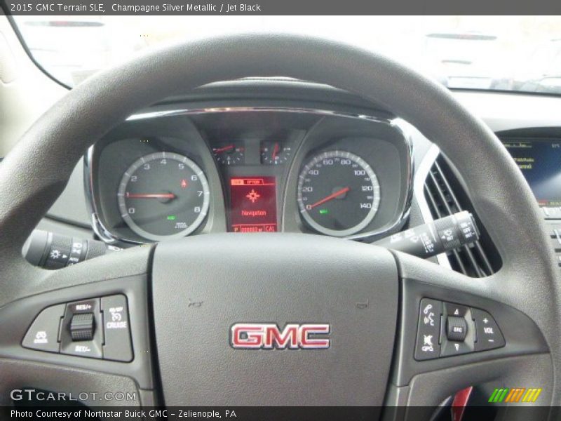 Champagne Silver Metallic / Jet Black 2015 GMC Terrain SLE