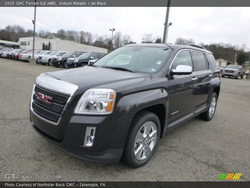 Iridium Metallic / Jet Black 2015 GMC Terrain SLE AWD