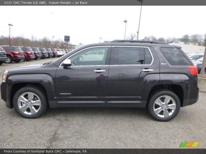 Iridium Metallic / Jet Black 2015 GMC Terrain SLE AWD