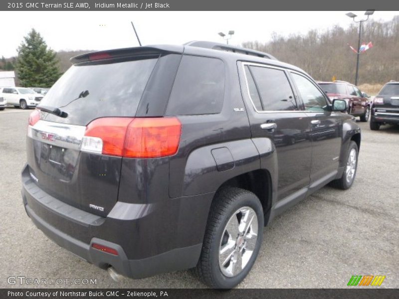 Iridium Metallic / Jet Black 2015 GMC Terrain SLE AWD