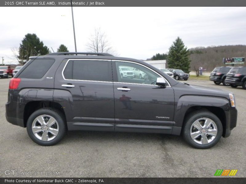 Iridium Metallic / Jet Black 2015 GMC Terrain SLE AWD