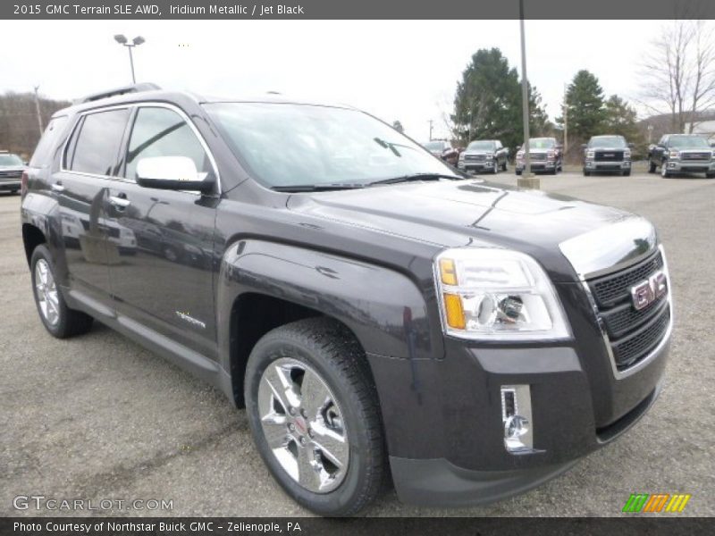 Iridium Metallic / Jet Black 2015 GMC Terrain SLE AWD
