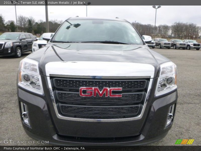 Iridium Metallic / Jet Black 2015 GMC Terrain SLE AWD