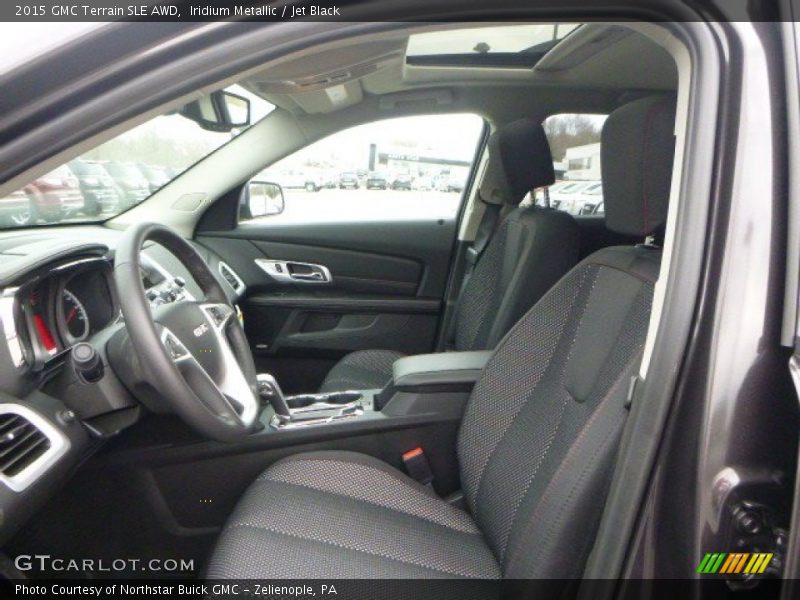 Iridium Metallic / Jet Black 2015 GMC Terrain SLE AWD