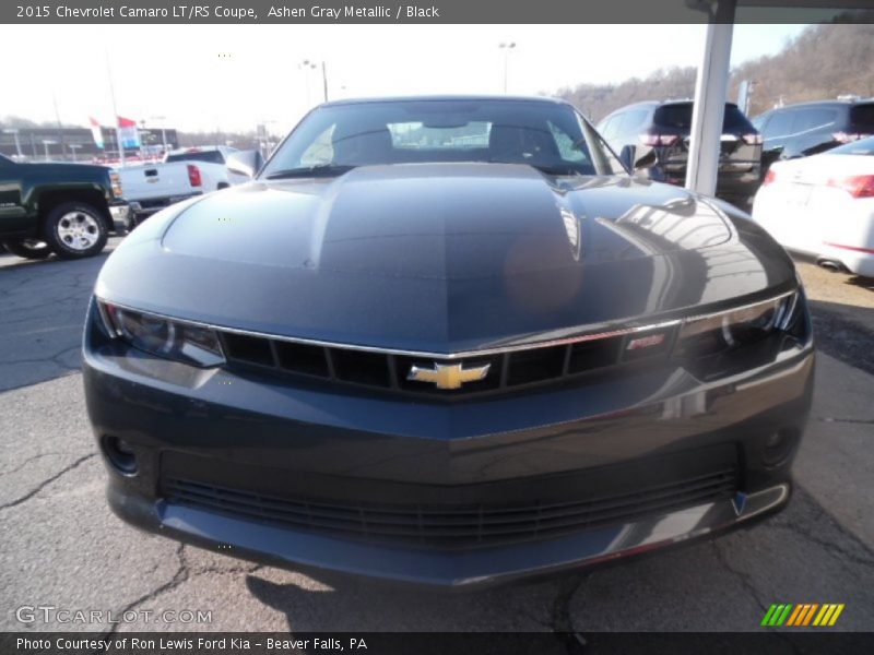 Ashen Gray Metallic / Black 2015 Chevrolet Camaro LT/RS Coupe