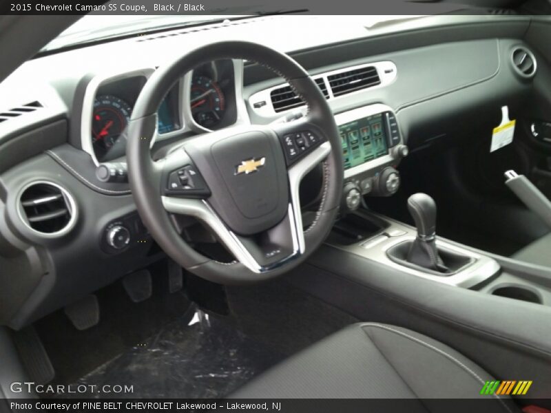 Black Interior - 2015 Camaro SS Coupe 