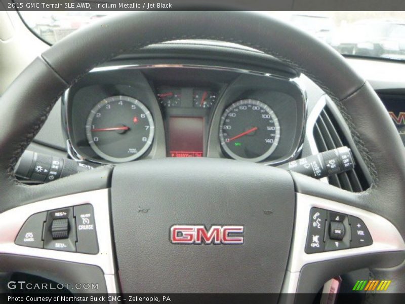 Iridium Metallic / Jet Black 2015 GMC Terrain SLE AWD