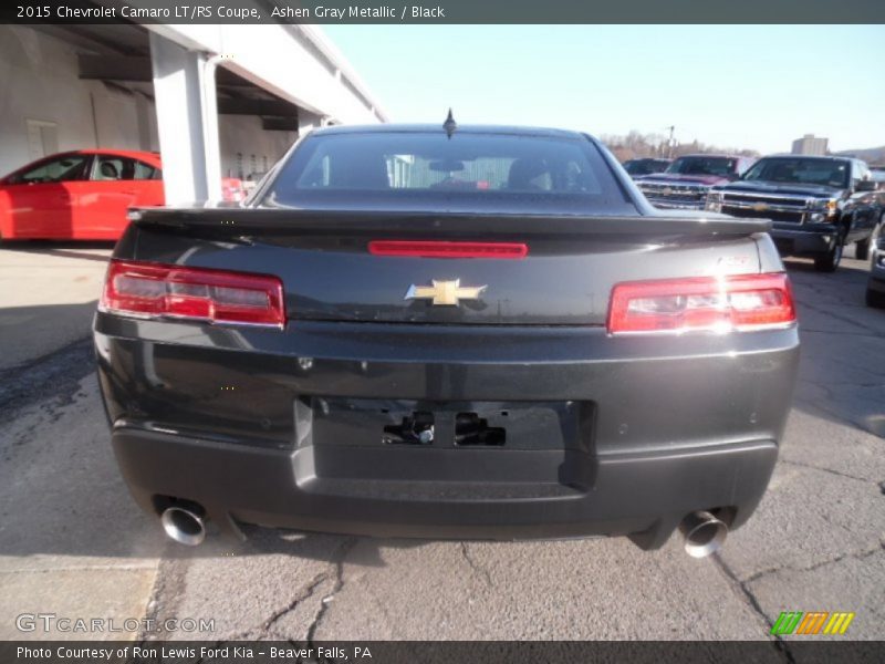 Ashen Gray Metallic / Black 2015 Chevrolet Camaro LT/RS Coupe