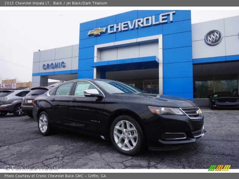 Black / Jet Black/Dark Titanium 2015 Chevrolet Impala LT