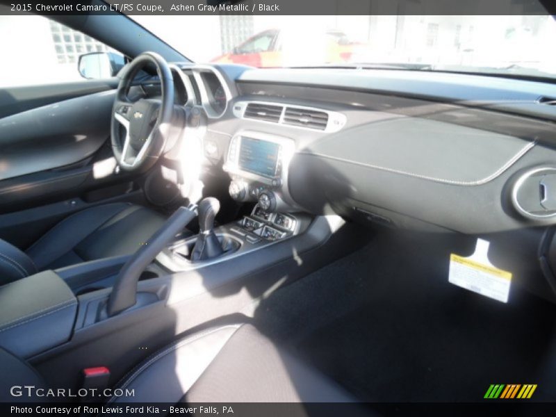 Ashen Gray Metallic / Black 2015 Chevrolet Camaro LT/RS Coupe