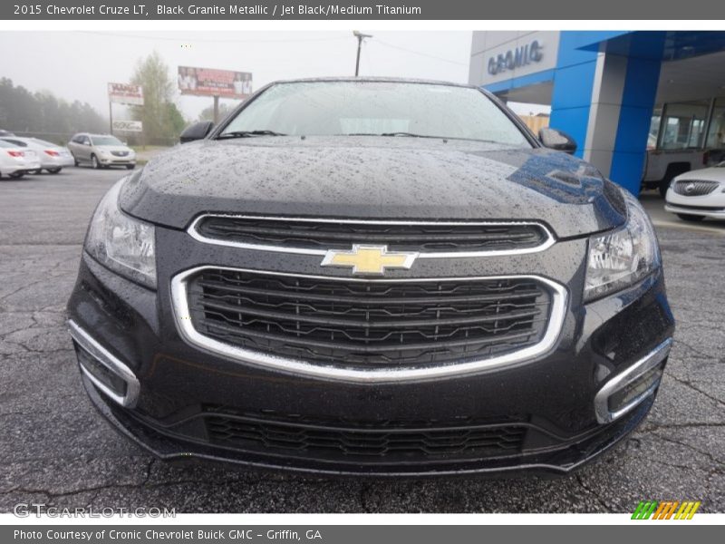 Black Granite Metallic / Jet Black/Medium Titanium 2015 Chevrolet Cruze LT