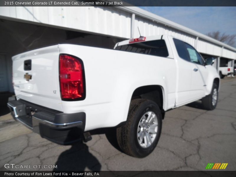 Summit White / Jet Black 2015 Chevrolet Colorado LT Extended Cab