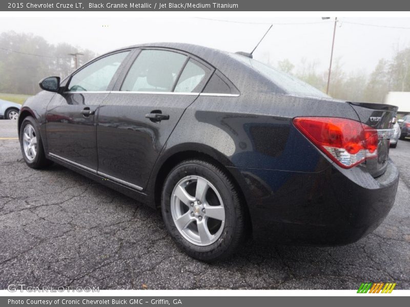 Black Granite Metallic / Jet Black/Medium Titanium 2015 Chevrolet Cruze LT