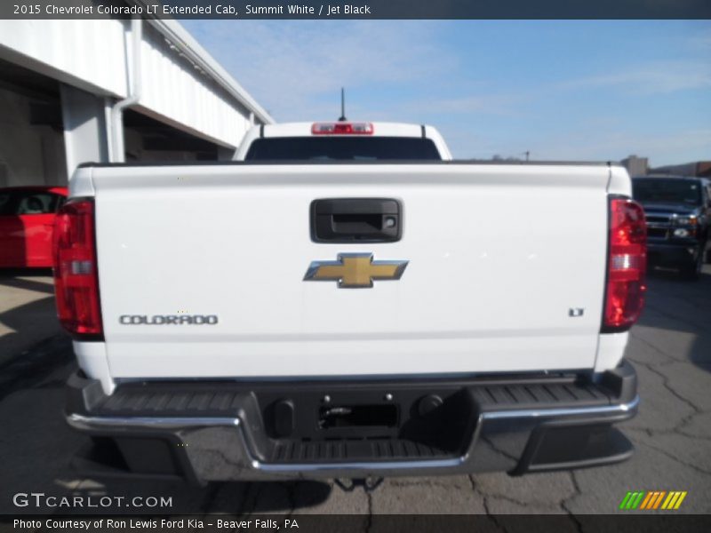 Summit White / Jet Black 2015 Chevrolet Colorado LT Extended Cab