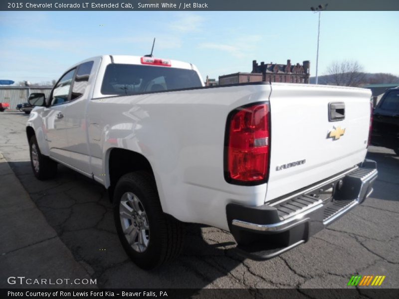 Summit White / Jet Black 2015 Chevrolet Colorado LT Extended Cab