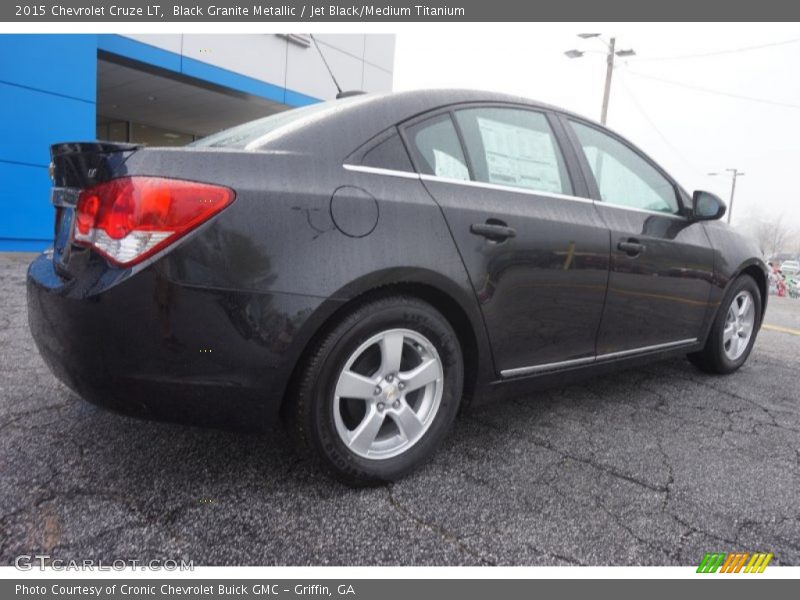 Black Granite Metallic / Jet Black/Medium Titanium 2015 Chevrolet Cruze LT