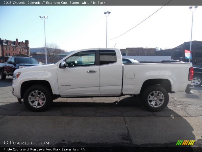 Summit White / Jet Black 2015 Chevrolet Colorado LT Extended Cab