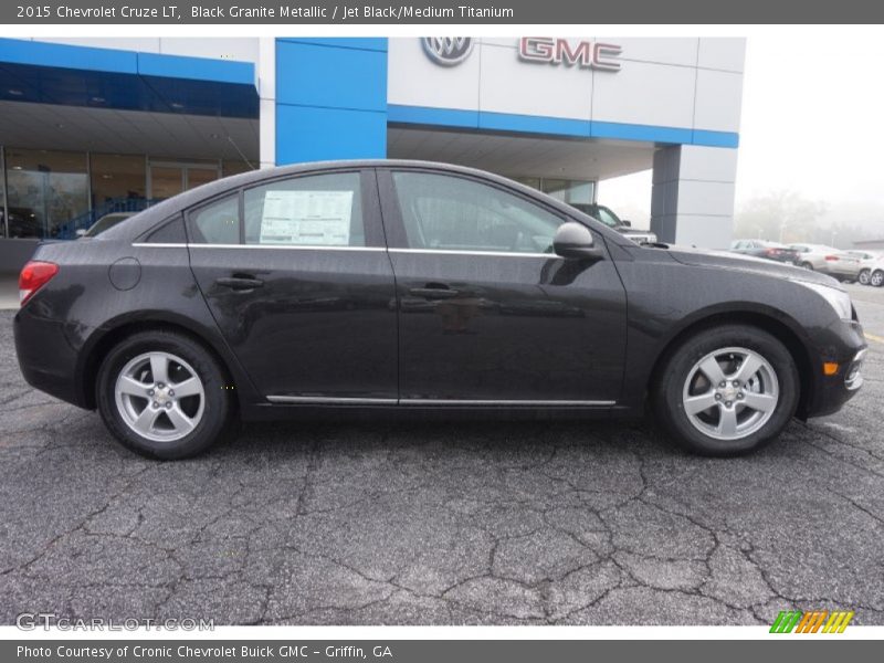 Black Granite Metallic / Jet Black/Medium Titanium 2015 Chevrolet Cruze LT