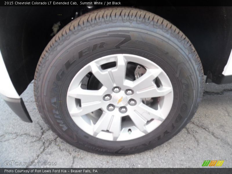 Summit White / Jet Black 2015 Chevrolet Colorado LT Extended Cab