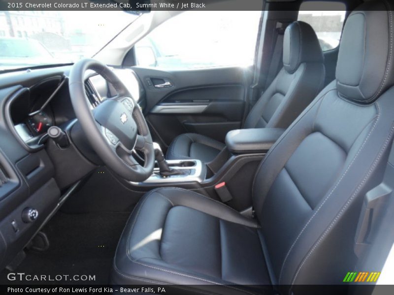 Summit White / Jet Black 2015 Chevrolet Colorado LT Extended Cab