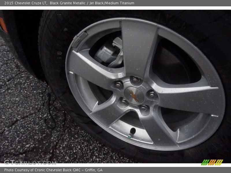 Black Granite Metallic / Jet Black/Medium Titanium 2015 Chevrolet Cruze LT