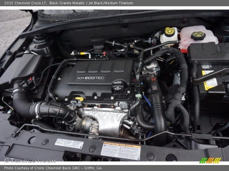 Black Granite Metallic / Jet Black/Medium Titanium 2015 Chevrolet Cruze LT